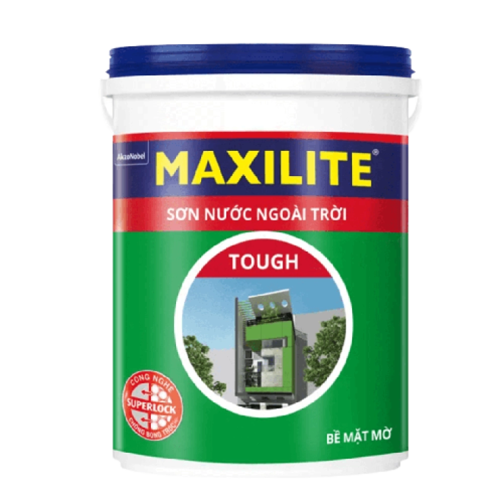 Sơn Ngoại Thất Maxilite Tough Mờ 28C 18L (Màu Trắng)