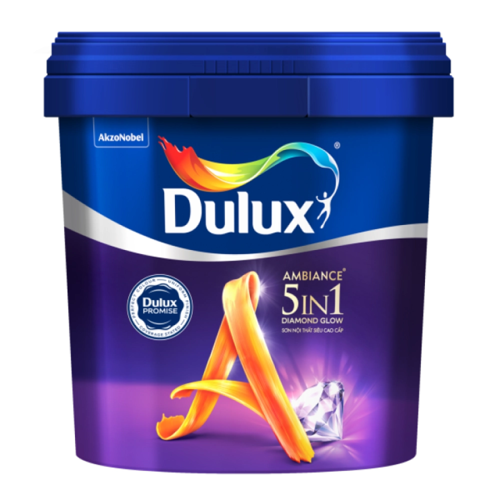 Dulux Ambiance 5in1 Diamond Glow - Siêu Bóng 15L
